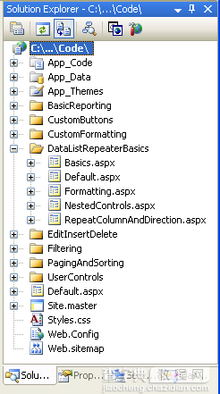在ASP.NET 2.0中操作数据之二十九：用DataList和Repeater来显示数据1