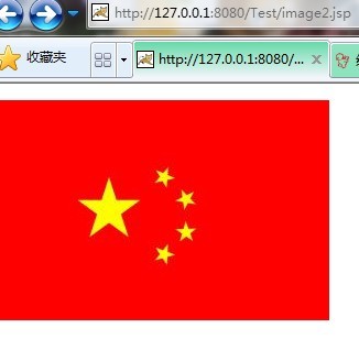 jsp实现生成中国国旗图片效果代码1