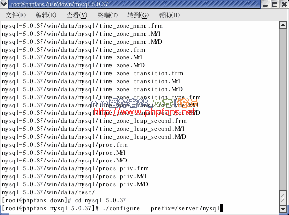 Linux下 php5 MySQL5 Apache2 phpMyAdmin ZendOptimizer安装与配置[图文]16