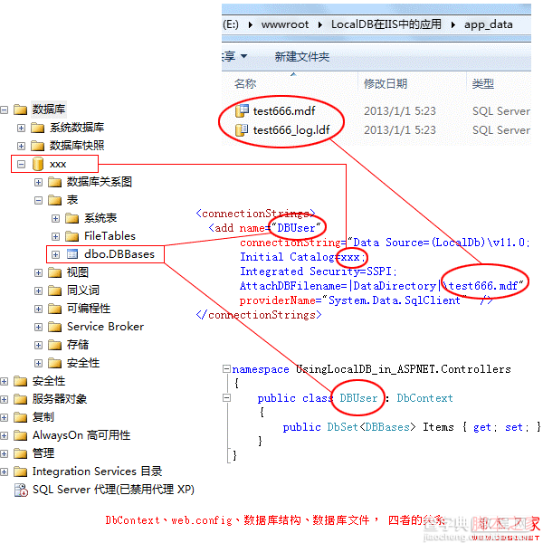 SQL Server LocalDB 在 ASP.NET中的应用介绍3
