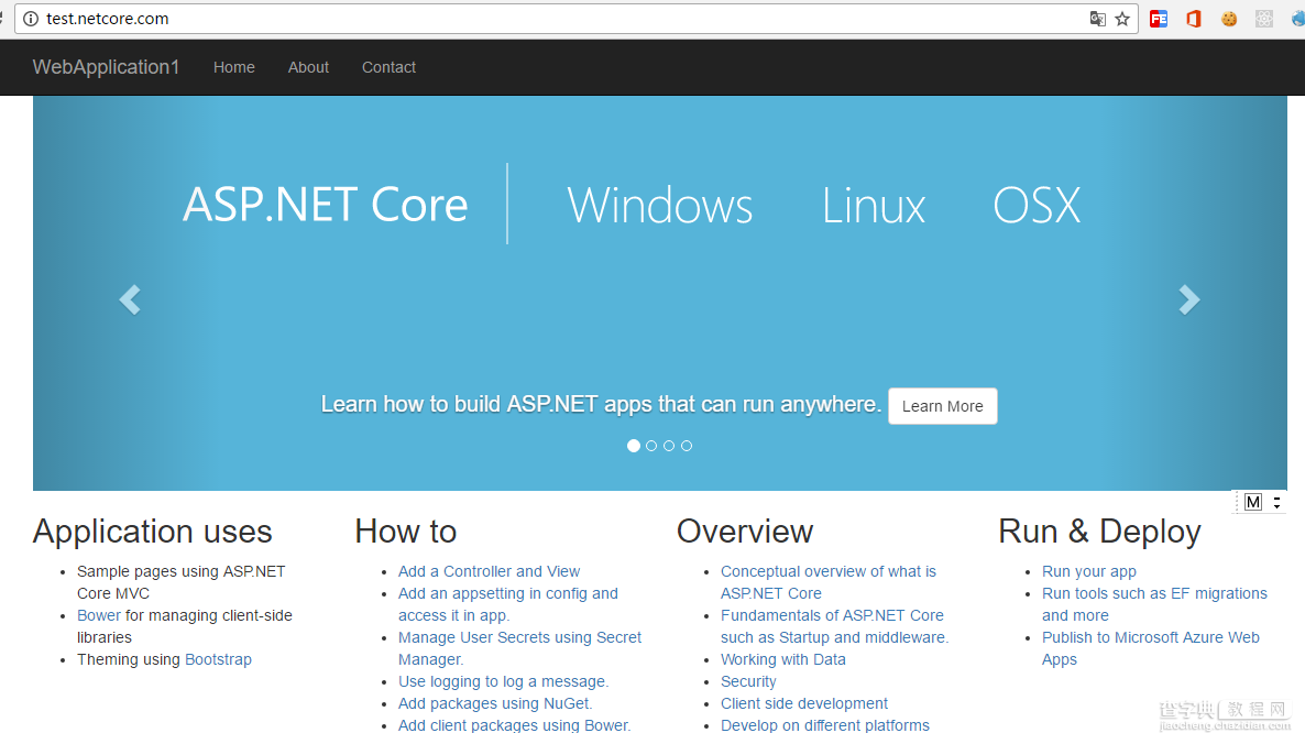 win10下ASP.NET Core部署环境搭建步骤12