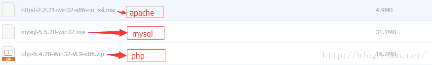 apache php mysql开发环境安装教程2