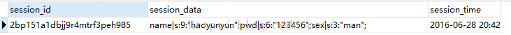 session 加入mysql库的方法1