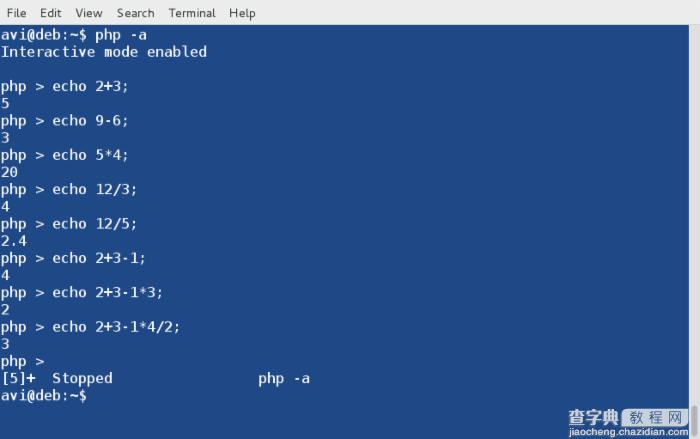 如何通过Linux命令行使用和运行PHP脚本6