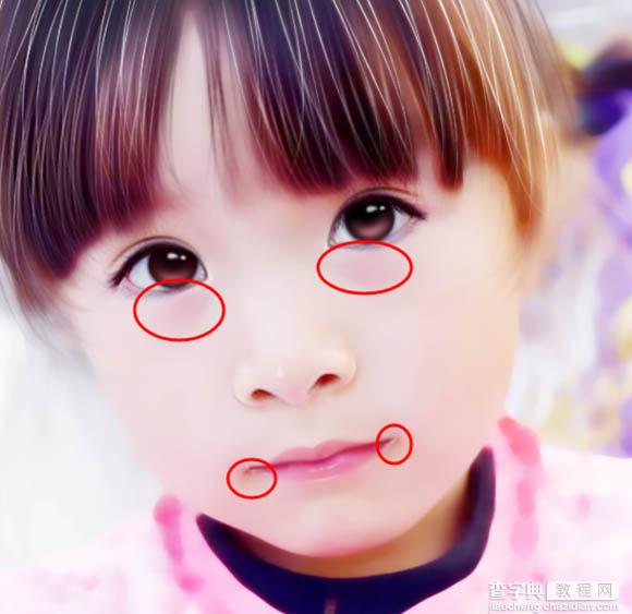 Photoshop将超萌儿童照片转为可爱的仿手绘效果52
