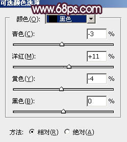 Photoshop将树林人物图片打造唯美的暗调紫红色18