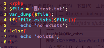 PHP file_exists问题杂谈11