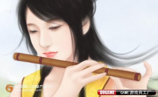 PhotoShop鼠绘出吹笛子的仙女言情小说插图14