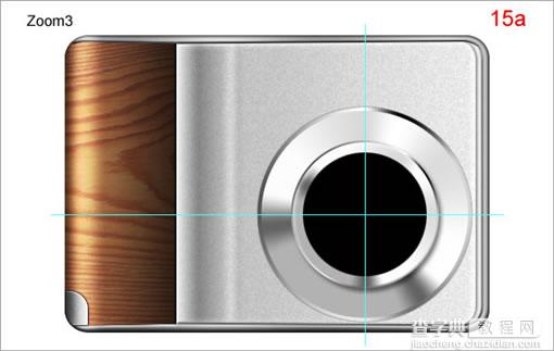 Photoshop CS3 绘制木质逼真的数码相机26
