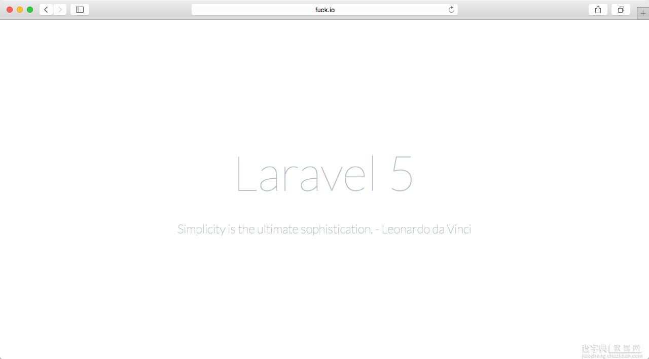 Laravel 5 框架入门（一）1