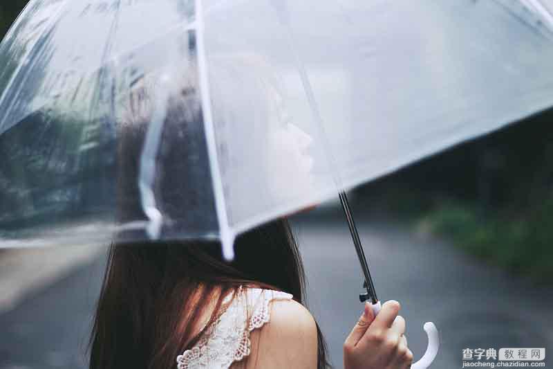 PS调出清新文艺气息的雨季效果照片3