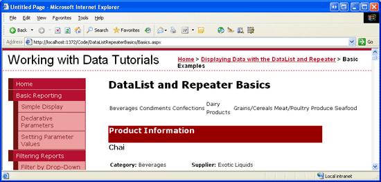 在ASP.NET 2.0中操作数据之二十九：用DataList和Repeater来显示数据17