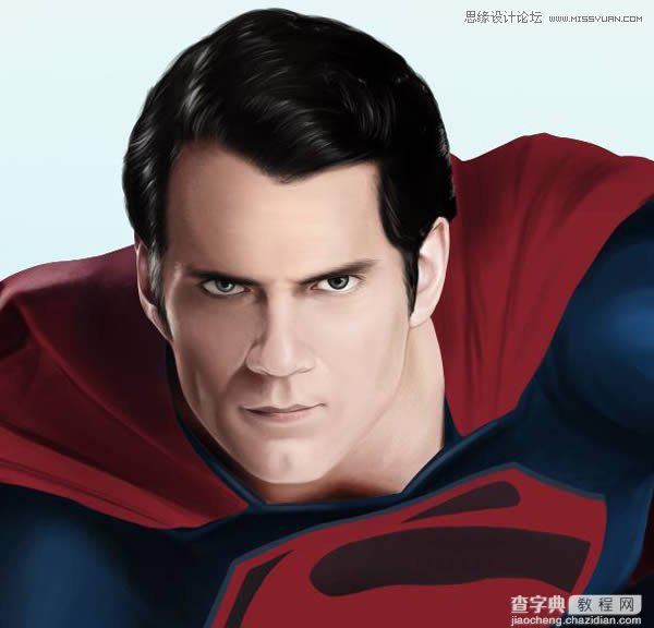 Photoshop鼠绘制作新版超人钢铁侠58