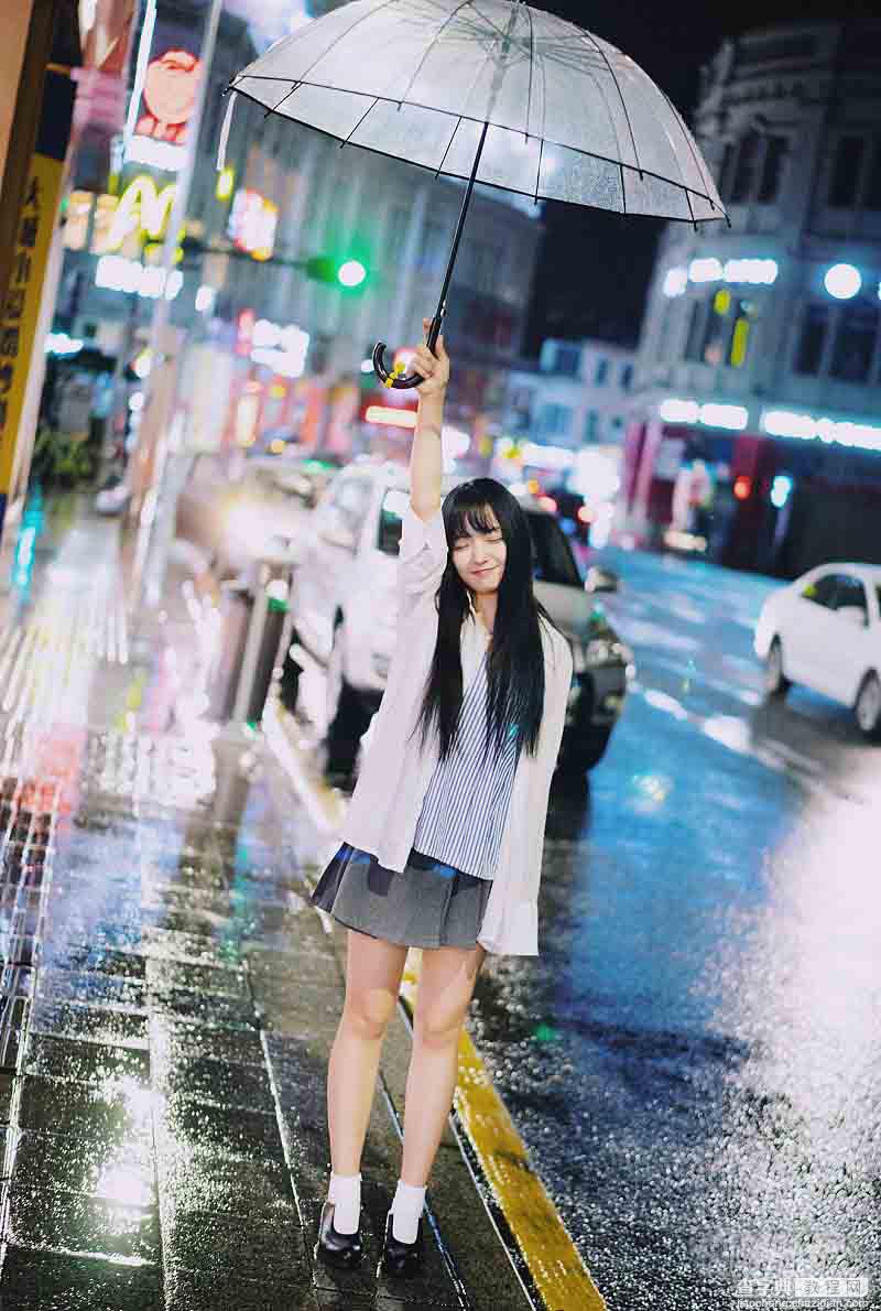 PS调出清新文艺气息的雨季效果照片10