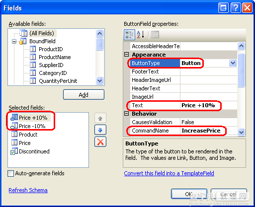 在ASP.NET 2.0中操作数据之二十八：GridView里的Button19