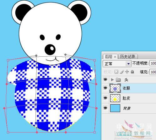 photoshop 鼠绘可爱的卡通小熊21