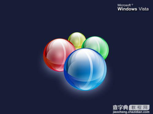 Photoshop CS3制作形象透明精彩Vista壁纸1