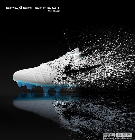 Phootshop设计制作超酷的动感喷溅运动鞋1