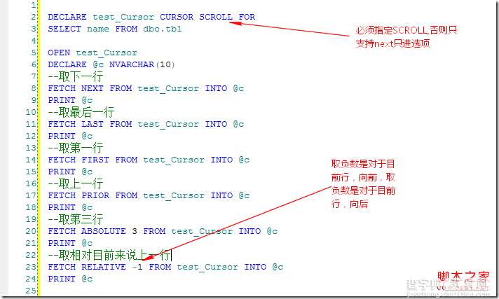 SQL Server游标的使用/关闭/释放/优化小结8