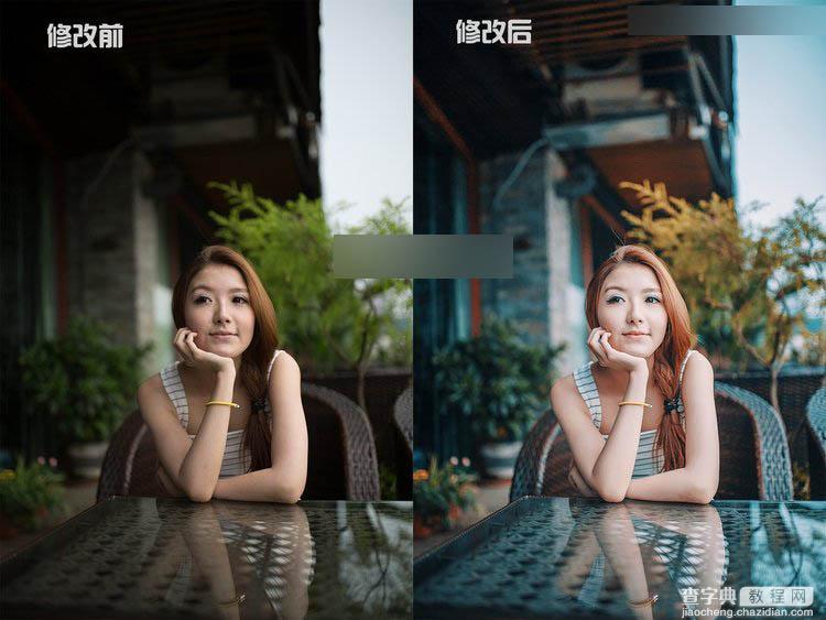 Photoshop调出浓郁色调的人像照片电影效果2