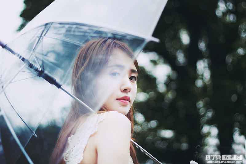 PS调出清新文艺气息的雨季效果照片2