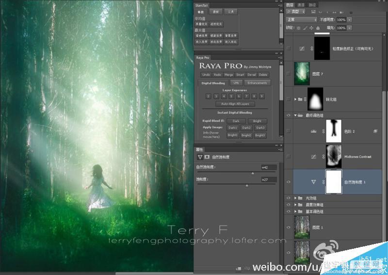 Photoshop给森林照片添加唯美的丁达尔光效(耶稣光)29