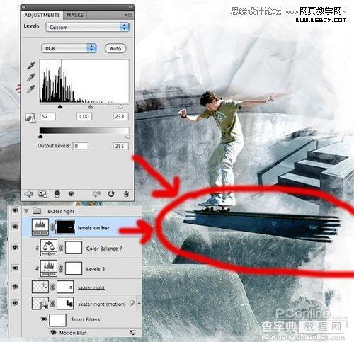 Photoshop绘制PsdFan的Grungy风格滑板海报教程27