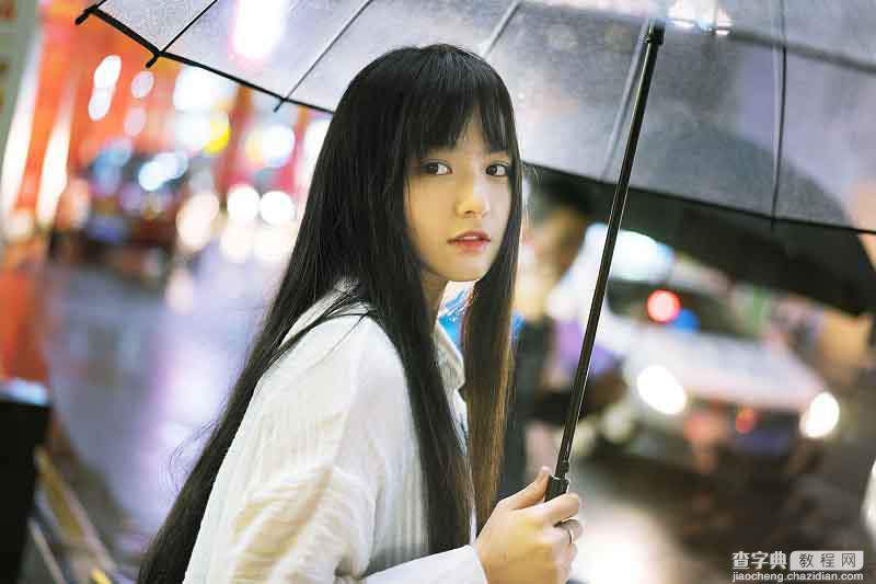 PS调出清新文艺气息的雨季效果照片18