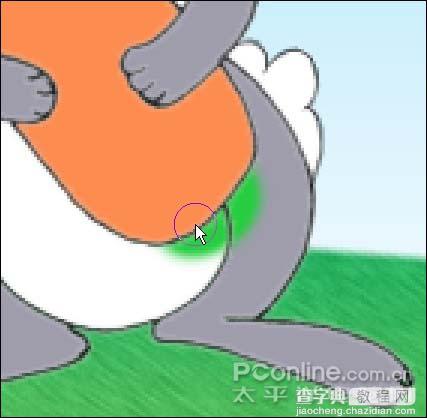 photoshop 鼠绘可爱的卡通小灰兔教程17