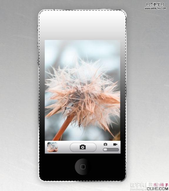 Photoshop绘制出精细的iphone4手机界面效果31