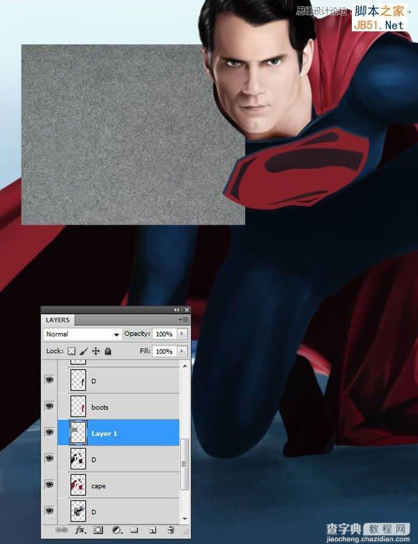 Photoshop鼠绘制作新版超人钢铁侠64