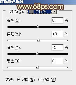 Photoshop为荷塘边的人物调出大气的晨曦暗黄色6