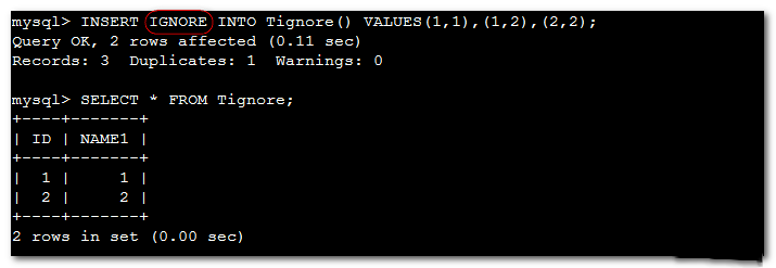 MySQL 处理插入过程中的主键唯一键重复值的解决方法2