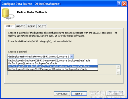 在ASP.NET 2.0中操作数据之六：编程设置ObjectDataSource的参数值7