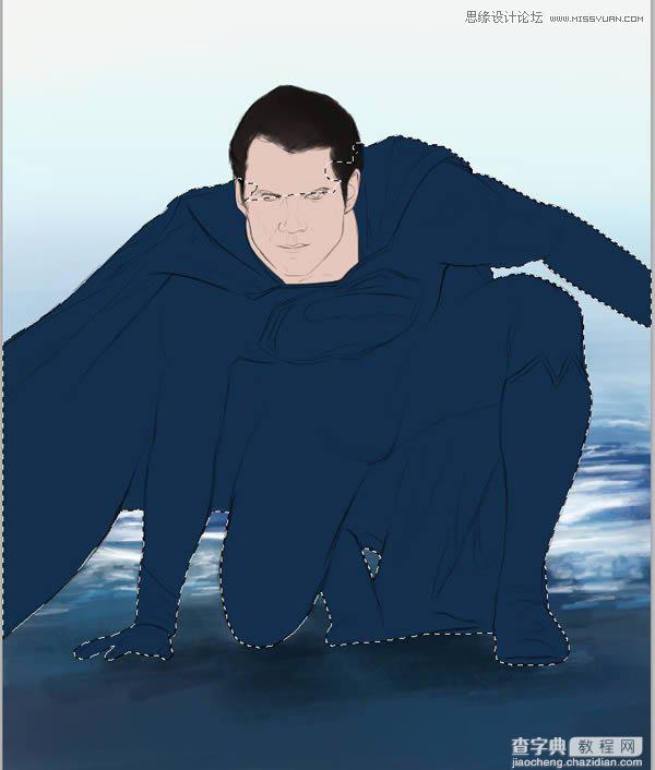 Photoshop鼠绘制作新版超人钢铁侠16