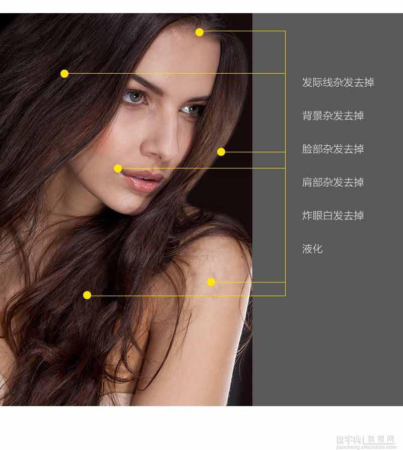 Photoshop详细解析人像商业精修中头发的处理技巧26