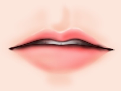PhotoShop鼠绘一个娇嫩欲滴的性感嘴唇15
