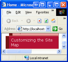 在ASP.NET 2.0中操作数据之六十：创建一个自定义的Database-Driven Site Map Provider3