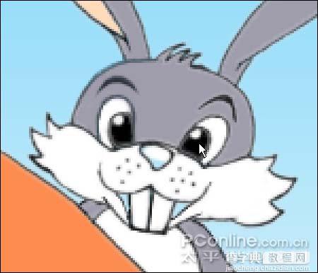 photoshop 鼠绘可爱的卡通小灰兔教程22