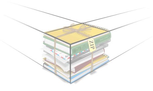Photoshop教程:制作ZIP图标2