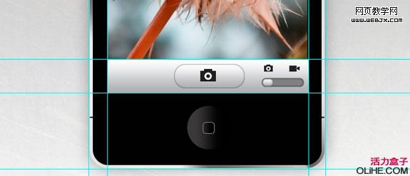 Photoshop绘制出精细的iphone4手机界面效果26