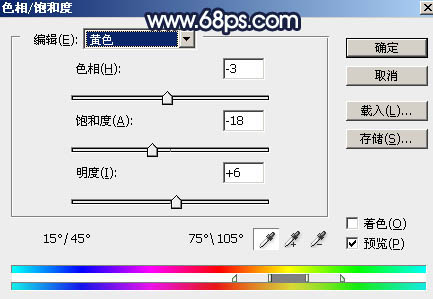 Photoshop调制出深秋暗蓝色树林中的人物图片5