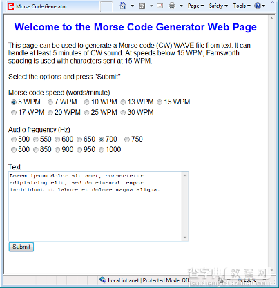 PHP实现基于文本的摩斯电码生成器1