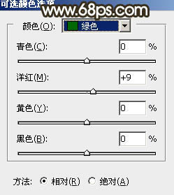 Photoshop调制出秋季冷褐色草原人物图片4