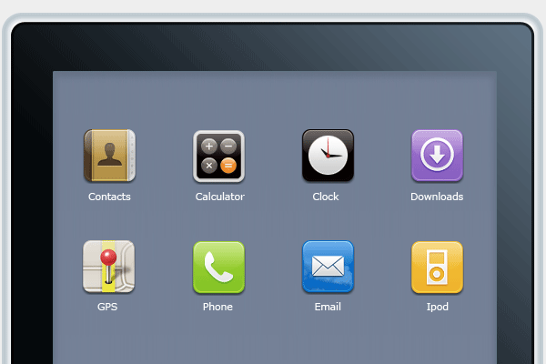 Pototshop 绘制逼真的漂亮的苹果手机 Ipad23