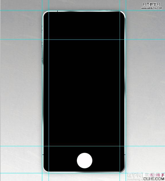 Photoshop绘制出精细的iphone4手机界面效果16