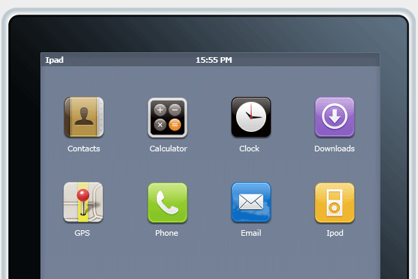 Pototshop 绘制逼真的漂亮的苹果手机 Ipad25