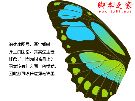 PhotoShop(PS)模仿鼠绘漂亮的彩色蝴蝶实例教程6