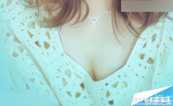 Photoshop给清纯女孩打造唯美的封面手绘效果图51