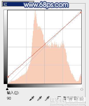 Photoshop为铁轨春季人物图片打造清爽的韩系蓝绿色7